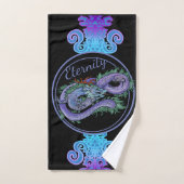 東のドラゴンの永遠 バスタオルセット (ハンドタオル)