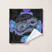 東のドラゴンの永遠 バスタオルセット (ウォッシュタオル)