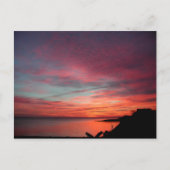 東のハンプトンの冬の日の出 ポストカード (正面)