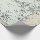 東のハンプトンニューヨーク(1873年)のヴィンテージの地図 ラッピングペーパー (コーナー)