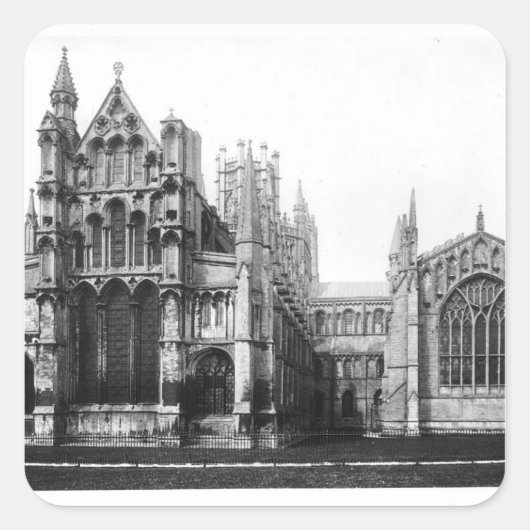 東のファサードと合唱団のビュー， c.1321-40 スクエアシール (正面)