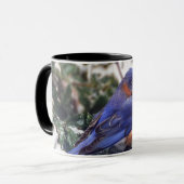 東のブルーバードのコーヒー・マグ マグカップ (正面左)