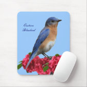 東のブルーバードのツバキのマウスパッド マウスパッド (マウス)