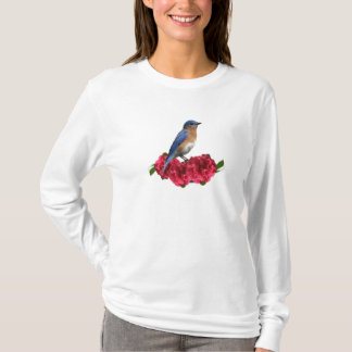 東のブルーバードのツバキのTシャツ Tシャツ