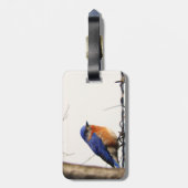 東のブルーバードの写真 ラゲッジタグ (裏面縦)