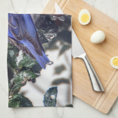 東のブルーバードの台所タオル キッチンタオル (四つ折り)