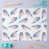 東のブルーバードの水色かわいい鳥 薄葉紙 (クラフト)