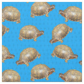 東のボックスカメ明るい青パターン(の模様が)ある ファブリック (クローズアップ)