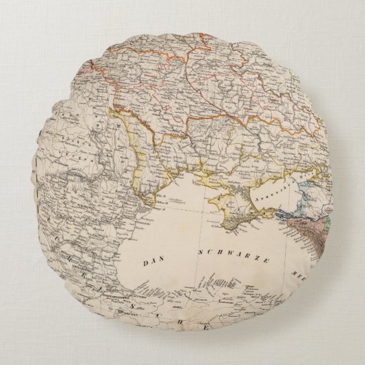 東のロシア ラウンドクッション (正面)