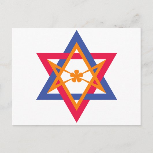 東の三段旗 ポストカード (正面)