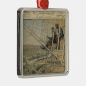 東の前部の軍の飛行士 メタルオーナメント (右)