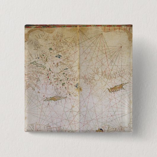 東の地中海ののの地図 缶バッジ (正面)