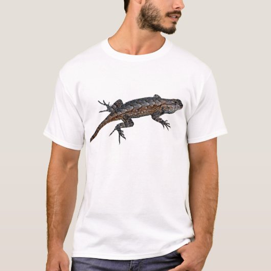東の塀トカゲのTシャツ Tシャツ (正面)