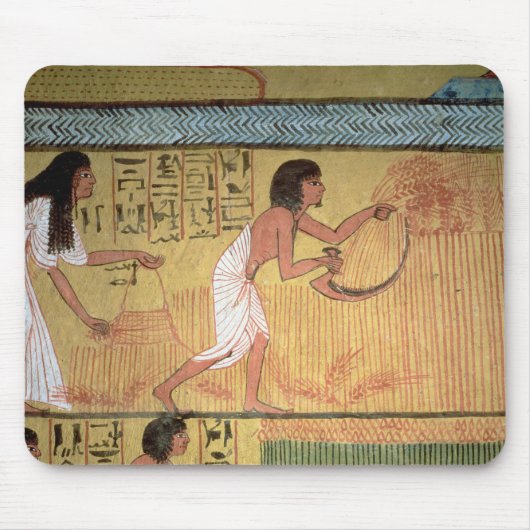 東の壁の収穫場面の詳細 マウスパッド (正面)