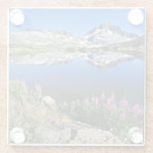 東の山脈山 ガラスコースター (裏面)