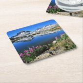 東の山脈山 スクエアペーパーコースター (アングル)