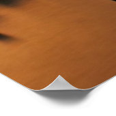 東の嵐の間の夕日の輝き ポスター (角)