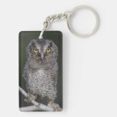 東の悲鳴 – フクロウ、メガスコップスアシオ、オトゥス2 キーホルダー (裏面)