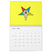 東の星のカレンダーのOES順序 カレンダー (3月 2026)