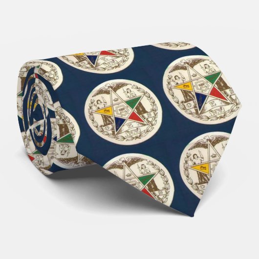 東の星のタイ ネクタイ (ロール)