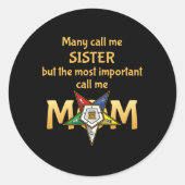 東の星の妹の順序と呼ぶ ラウンドシール (正面)