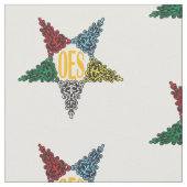 東の星の生地 ファブリック (クローズアップ)