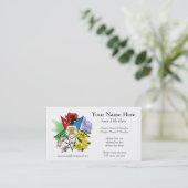 東の星の花の名刺 名刺 (スタンド正面)