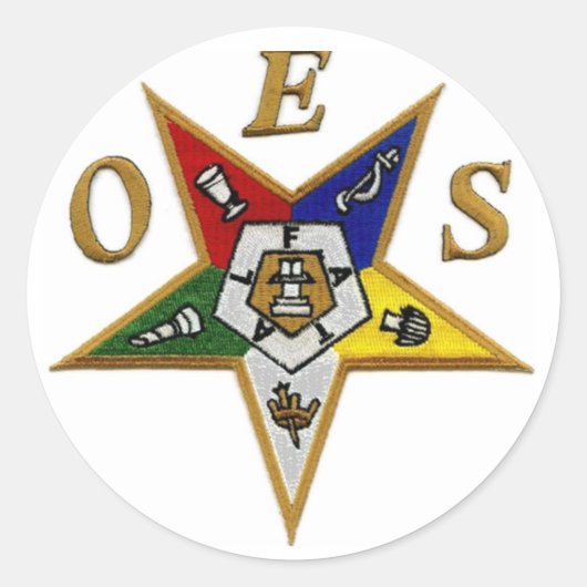 東の星の順序 ラウンドシール (正面)