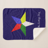 東の星の順序（波状） シェルパブランケット (正面(横))