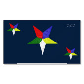 東の星の順序（波状） マグネット名刺 (正面)