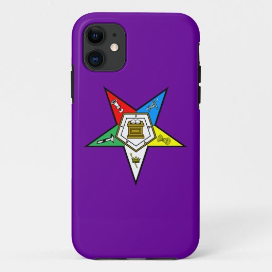 東の星のIphone 5の場合の紫色のOES順序 Case-Mate iPhoneケース (裏面)