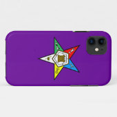 東の星のIphone 5の場合の紫色のOES順序 Case-Mate iPhoneケース (裏面(横))