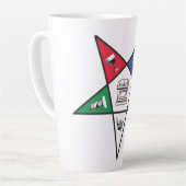 東の星 カフェラテマグ (左アングル)