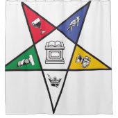 東の星 シャワーカーテン (正面)