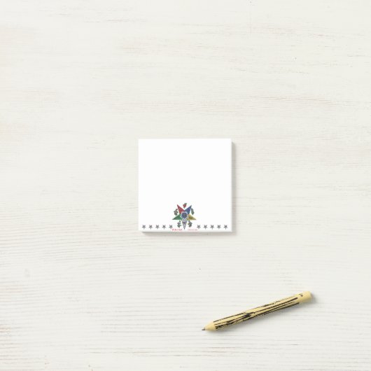 東の星 ポストイット (デスク上)