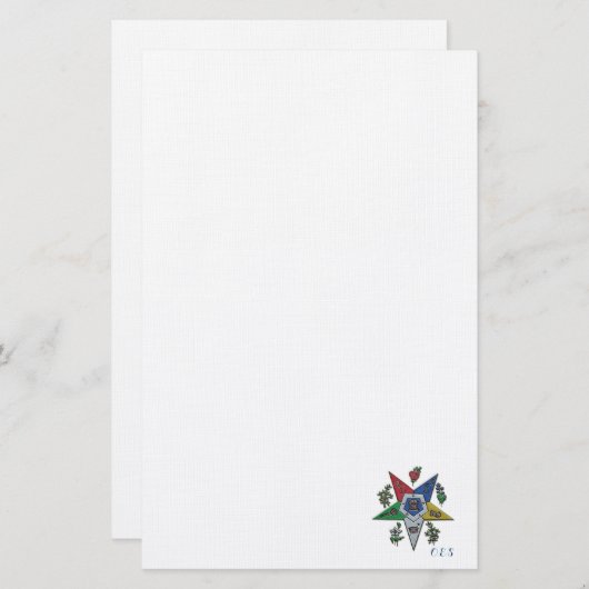 東の星 便箋 (正面/裏面)