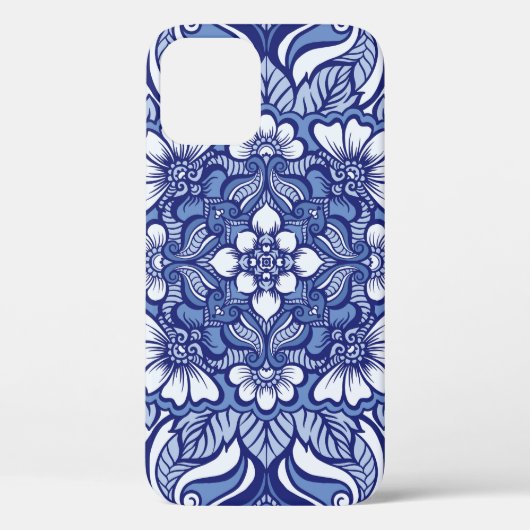 東の民族ヘナのシームレスなパターン Case-Mate iPhoneケース (裏面)