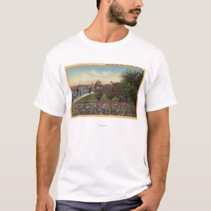 東の海の道に沿う花 Tシャツ