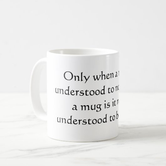 東の知恵のマグ コーヒーマグカップ (正面左)