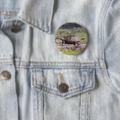 東の色彩の鮮やかなカメ 缶バッジ (インサイチュ)