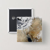 東の衛星ビュー地中海の 缶バッジ (正面&裏面)