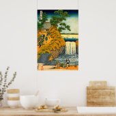 東の都の青丘の滝 ポスター (キッチン)