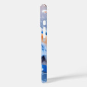 東の青い鳥が雪の枝で寄り添う Case-Mate iPhoneケース (裏面 / 左)