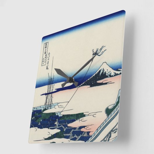 東の首都のAsakusa Honganjiの寺院 スクエア壁時計 (傾斜)