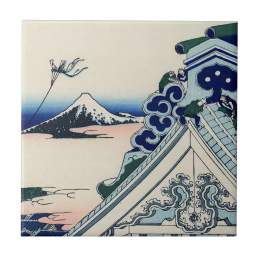 東の首都のAsakusa Honganjiの寺院 タイル (正面)