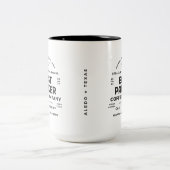 東のParkerの闘士の国家15のoz。 コーヒー・マグ ツートーンマグカップ (中央)