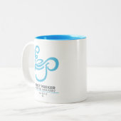 東のParker "大きいEPのコップ"のロゴ- 11のoz。 マグ (正面左)