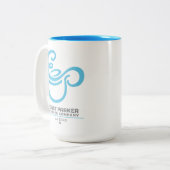 東のParker "大きいEPのコップ"のロゴ- 15のoz。 マグ (正面左)