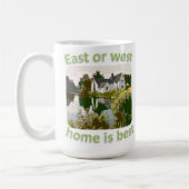 東または西の家は最も最高のです コーヒーマグカップ (左)