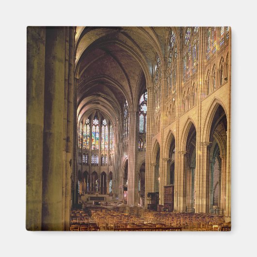 東を向いた沼地の眺め（写真） マグネット (正面)